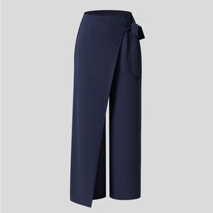 Halara Flex™ High Waisted Tie Side Wide Leg Work Pants Size Small